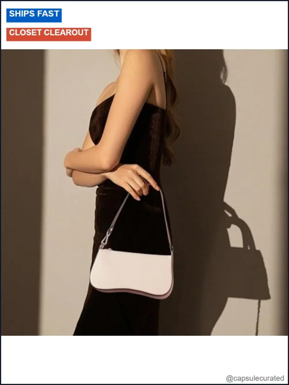 Vegan Leather Hobo Handbag with Removable Straps and Zipper Closure